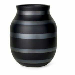 Čierna keramická váza ø 16 cm Omaggio - Kähler Design