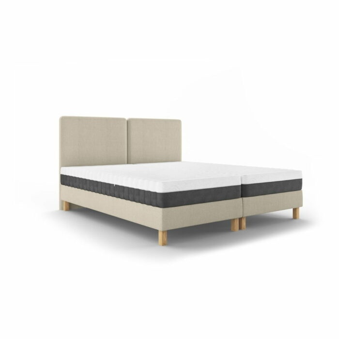 Béžová dvojlôžková posteľ Mazzini Beds Lotus