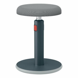 Sivá ergonomická balančná stolička Leitz Cosy Ergo
