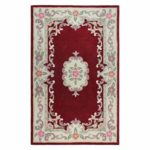 Červený vlnený koberec Flair Rugs Aubusson