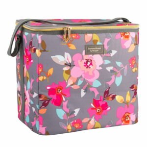 Kvetovaná chladiaca taška Navigate Grey Floral