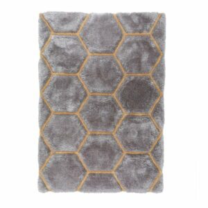 Sivý koberec Flair Rugs Honeycomb