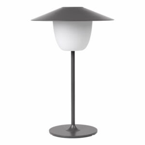 Sivá nízka LED lampa Blomus Ani Lamp