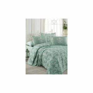 Bavlnená prikrývka na posteľ na dvojlôžko s obliečkami na vankúše a plachtou Pure