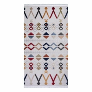 Béžový koberec s prímesou bavlny Vitaus Milas