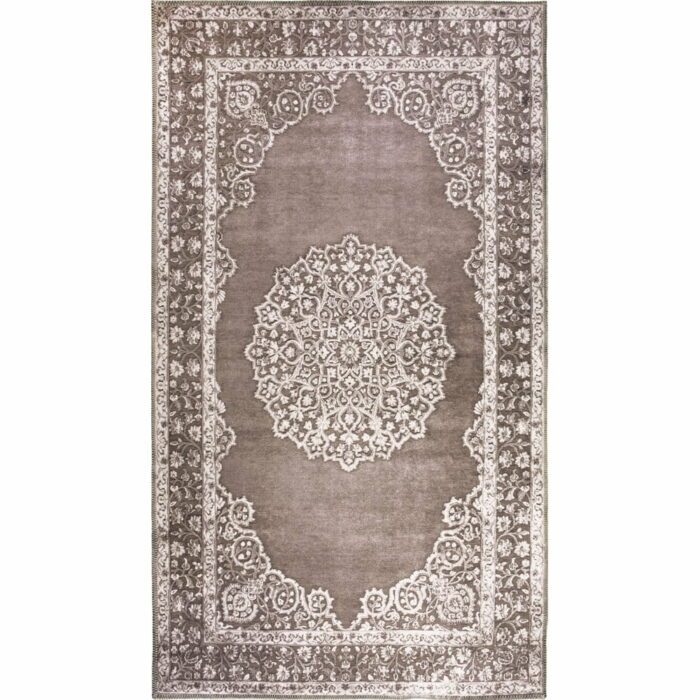 Béžový prateľný koberec 180x120 cm - Vitaus