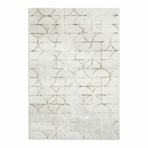 Béžový/v striebornej farbe koberec 170x120 cm Creation - Think Rugs