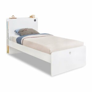 Biela jednolôžková posteľ 120x200 cm – Kalune Design