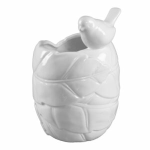 Biela keramická váza Mauro Ferretti Gufo