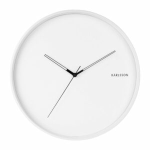 Biele nástenné hodiny Karlsson Hue