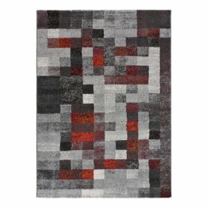 Červeno-sivý koberec 133x190 cm Fusion - Universal