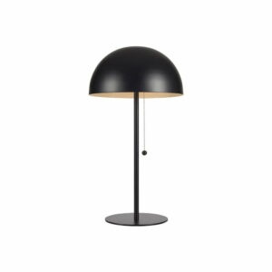 Čierna stolová lampa Markslöjd Dome