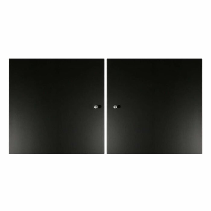 Čierne dvierka pre modulárny policový systém 2 ks 32x33 cm Mistral Kubus - Hammel Furniture