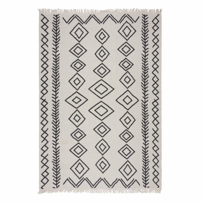 Čiernobiely koberec 80x150 cm Edie - Flair Rugs