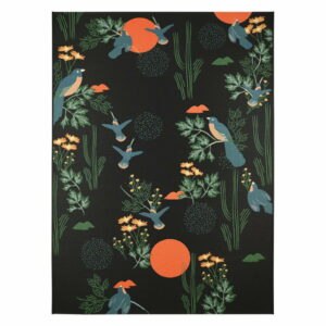 Čierny koberec 123x180 cm Bloom - Nattiot