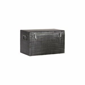 Čierny kovový úložný box LABEL51