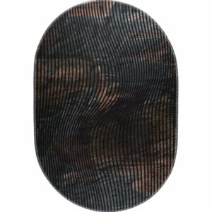 Čierny umývateľný koberec 60x100 cm – Vitaus