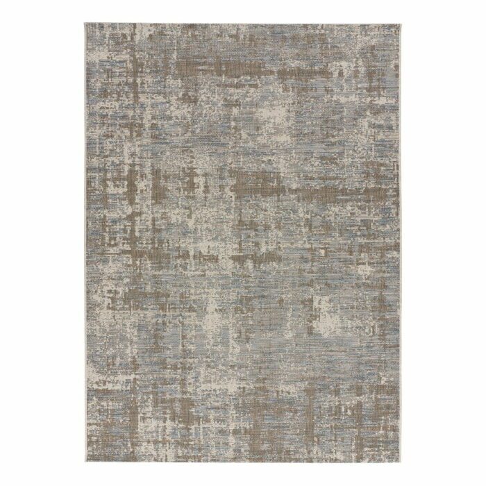 Hnedo-sivý vonkajší koberec Universal Luana