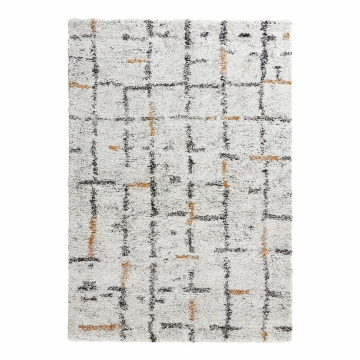 Krémovobiely koberec Mint Rugs Grid