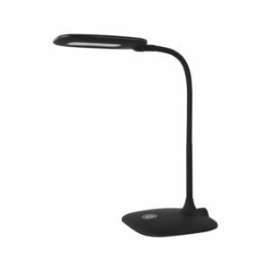 Matne čierna LED stolová lampa so stmievačom (výška  55 cm) Stella – EMOS