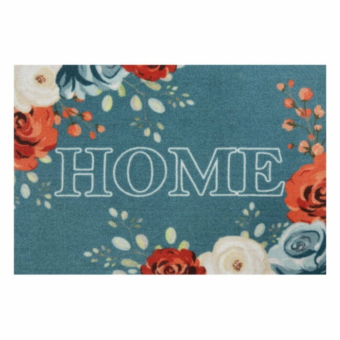 Modrá rohožka Hanse Home Flower Home