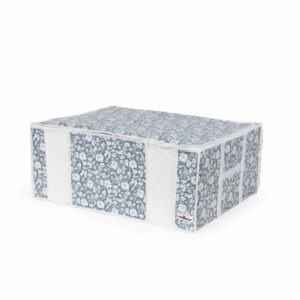 Modrý vakuový úložný box na oblečenie Compactor Signature Vicky 3D Vacuum Bag