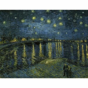 Obraz - 50x40 cm reprodukcia The Starry Night