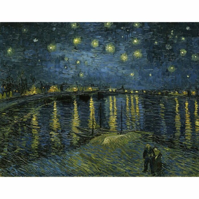 Obraz - 50x40 cm reprodukcia The Starry Night