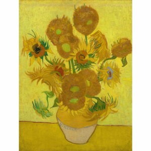 Obraz - 50x70 cm reprodukcia Sunflowers