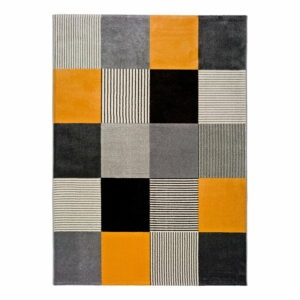 Oranžovo-sivý koberec Universal Gladys Lento