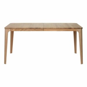 Rozkladací jedálenský stôl z dreva bieleho duba Unique Furniture Amalfi