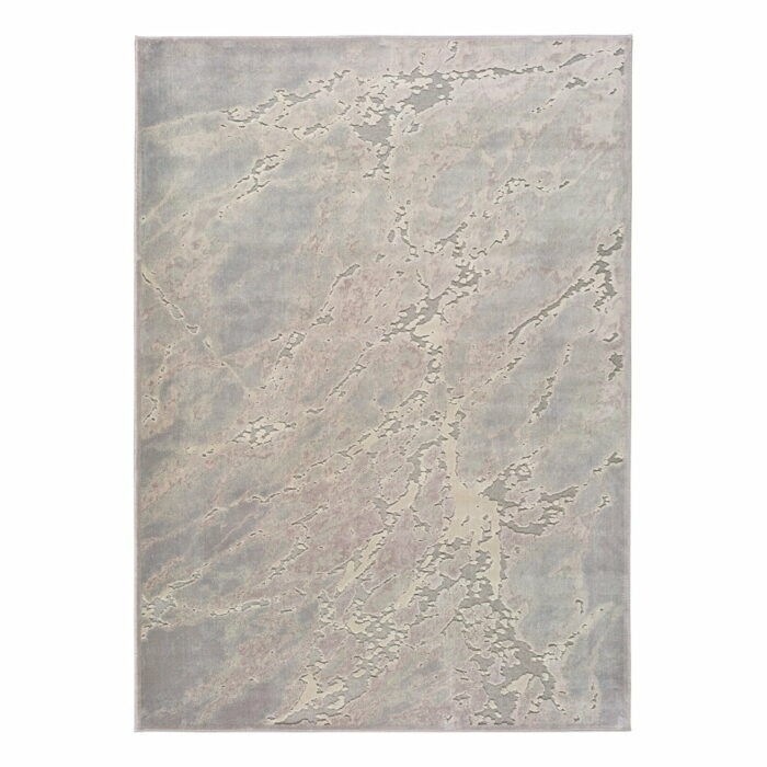 Sivo-béžový koberec z viskózy Universal Margot Marble
