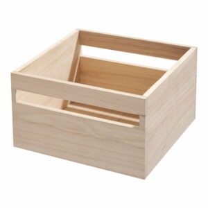 Úložný box z dreva paulownia iDesign Eco Wood
