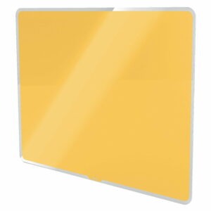 Žltá sklenená magnetická tabuľa Leitz Cosy