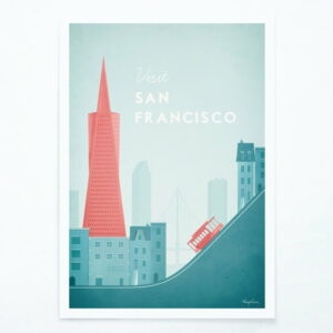 Plagát Travelposter San Francisco