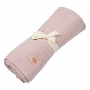 Ružová mušelínová detská deka 100x100 cm Baby Pink - Moi Mili