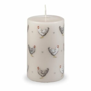 Béžová veľkonočná sviečka Unipar Cute Hens