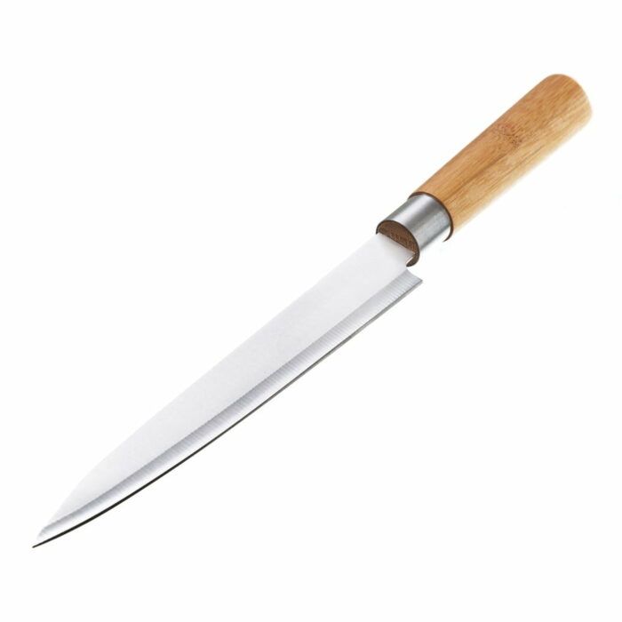 Nôž Unimasa z antikoro ocele a bambusu Unisama