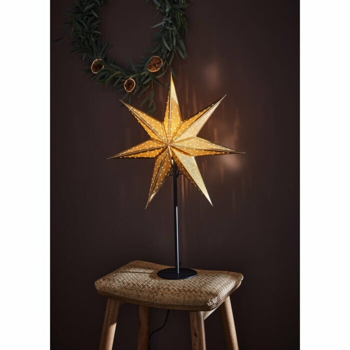 Vianočná svetelná dekorácia v zlatej farbe Markslöjd Glitter