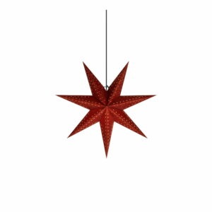 Červená vianočná závesná svetelná dekorácia Markslöjd Embla