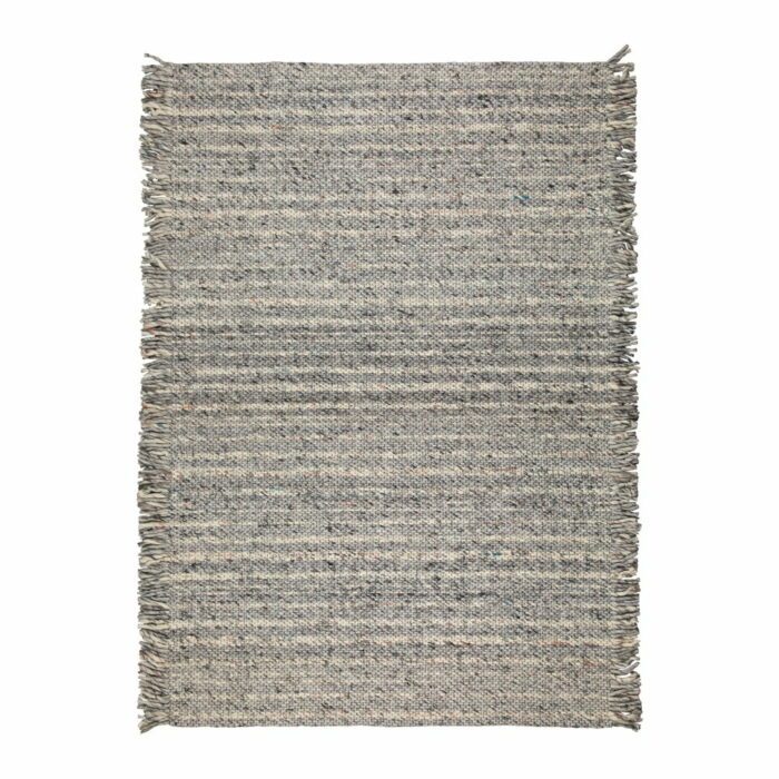 Sivý vlnený koberec Zuiver Frills