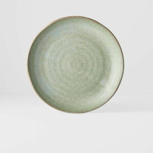Zelený keramický tanier MIJ Fade