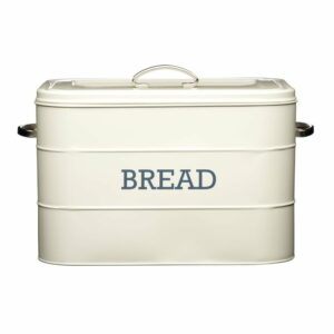 Krémová plechová dóza na chlieb Kitchen Craft Nostalgia