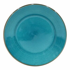 Modrý tanier z kameniny Casafina Sardegna