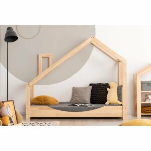 Domčeková posteľ z borovicového dreva Adeko Luna Elma