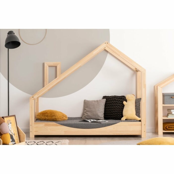Domčeková posteľ z borovicového dreva Adeko Luna Elma