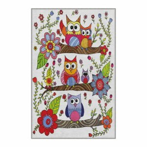 Detský protišmykový koberec Conceptum Hypnose Owls