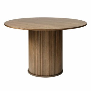 Okrúhly jedálenský stôl v dekore duba ø 120 cm Nola – Unique Furniture