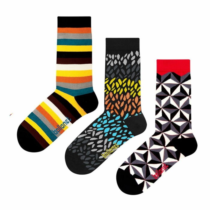 Set 3 párov ponožiek Ballonet Socks Autumn v darčekovom balení