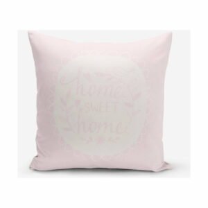 Obliečka na vankúš s prímesou bavlny Minimalist Cushion Covers Home Sweet Home
